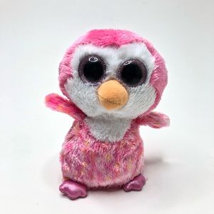 Ty Beanie Boos Chillz Pink Penguin Plush